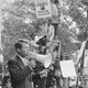 Attorney General Robert F. Kennedy speaks outside the Justice Department in June 1963. (Credit: Warren K. Leffler, public domain, via Wikimedia Commons)
